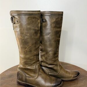 Frye Paige Trapunto Tall Riding Boots